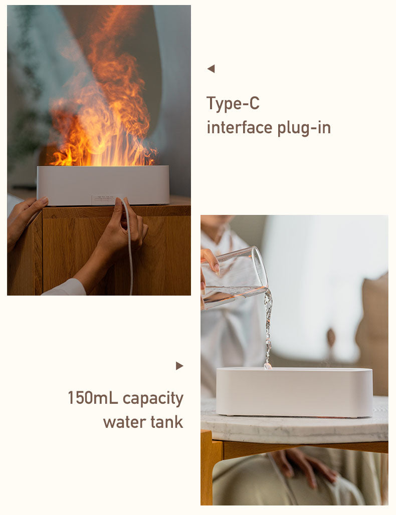 Flame Wall Oil Diffuser - Specifications