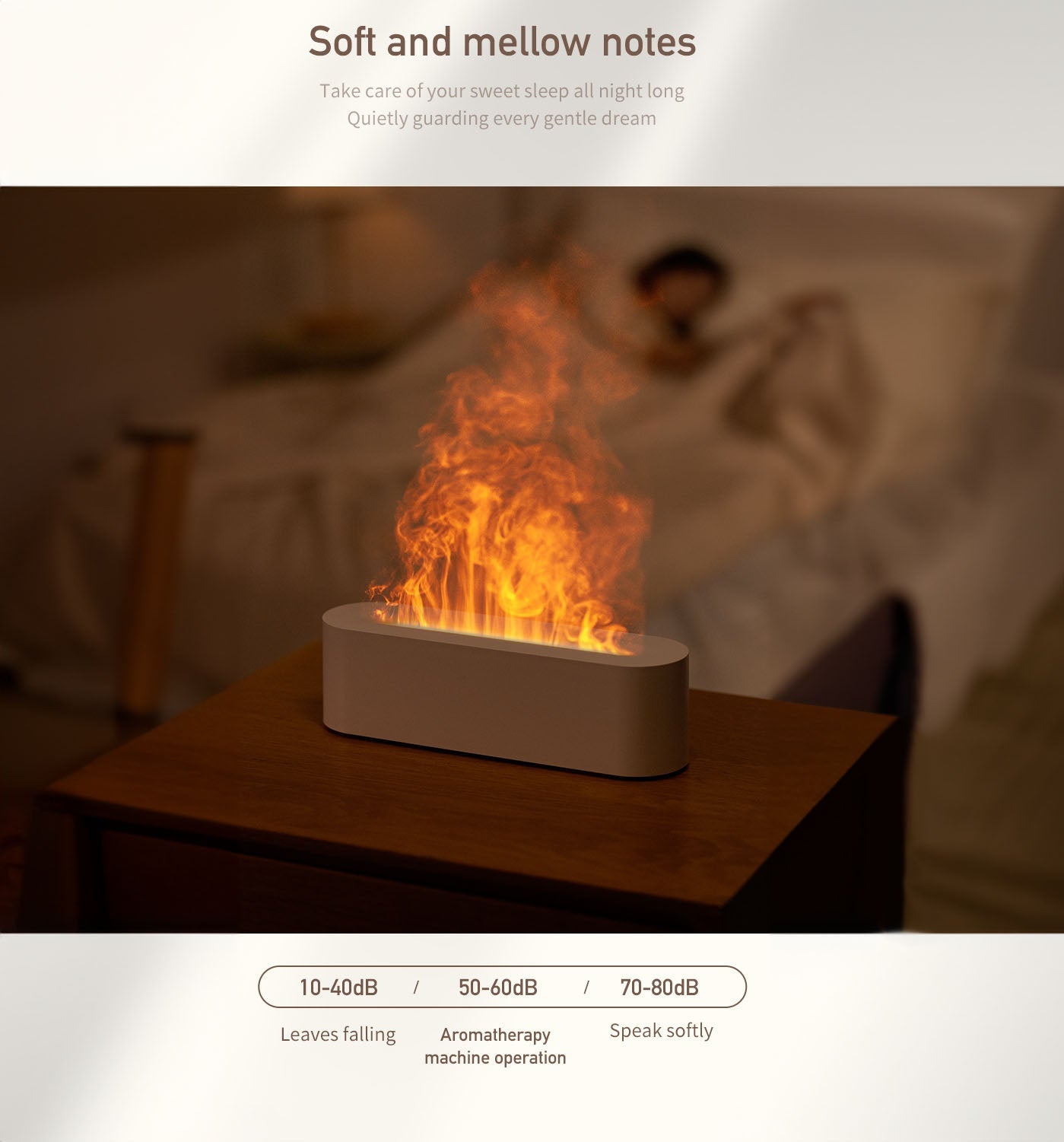 Flame Wall Oil Diffuser - Soft And Mellow Notes