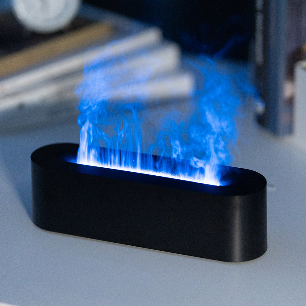 Flame Wall Oil Diffuser - Black