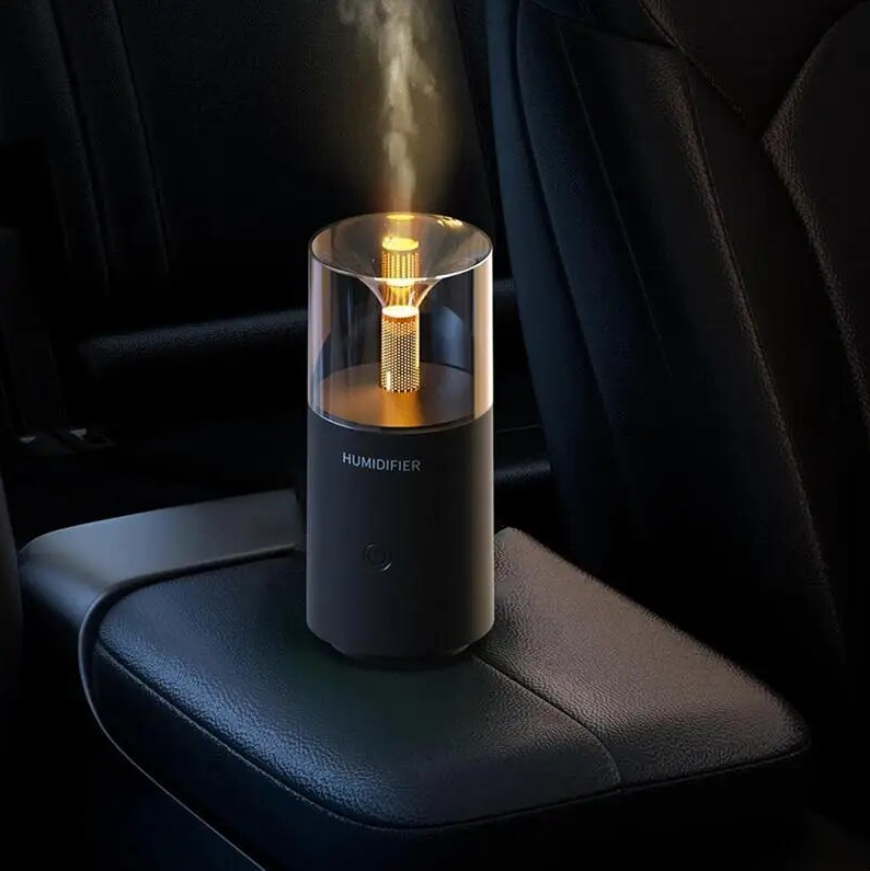 Elegant Flame Oil Diffuser (Car & Home Edition)